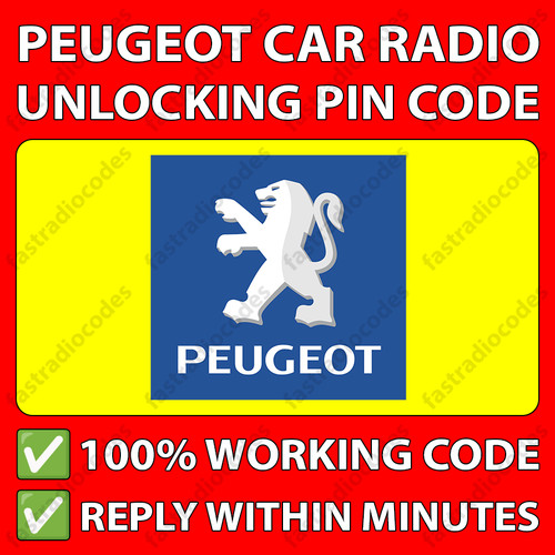 Codice radio peugeot - ✅codice,