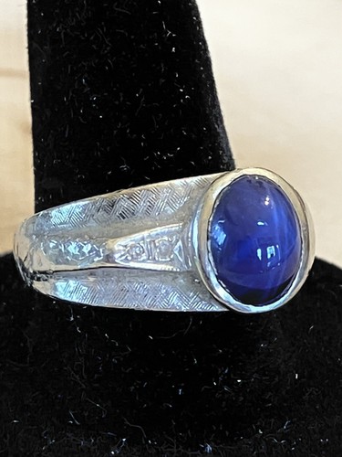 Anello uomo vintage - oro, bianco