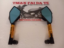SPECCHI SPECCHIETTI MANUBRIO YAMAHA  TMAX 530 2012 2013 2014 2015 2016 ORO