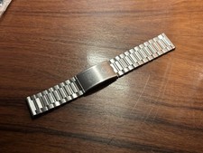 Bracciale Orologio Vintage Novavit NSA Acciaio Inox 18mm Cinturino Svizzero Piatto