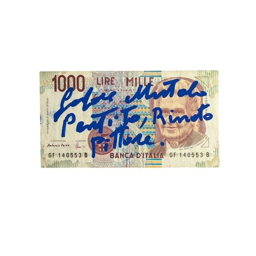 Banconota italiana 1000 - banconota,