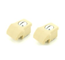 Coppia pomelli beige per vetri