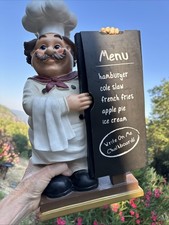Statua The Fat Chef Cucina Home Decor da Collezione Tema Cucina Italiana
