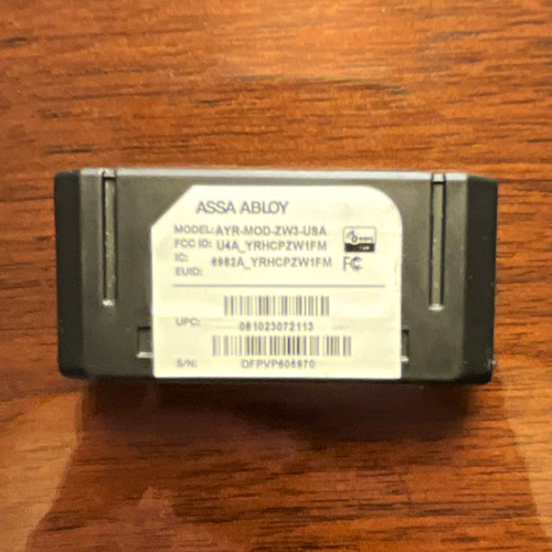 Yale ayr mod zw3 - ayr-mod-zw3-usa, z-wave
