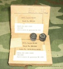 Coppia Auricolari in gomma per cuffia AN/GRC-9