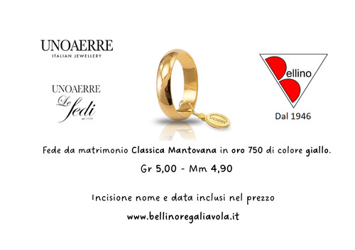 Fede nuziale unoaerre - fede,