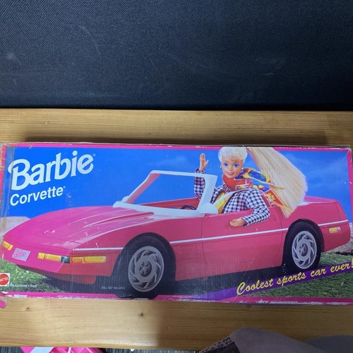 Barbie rosa auto cabrio 1994 - barbie,