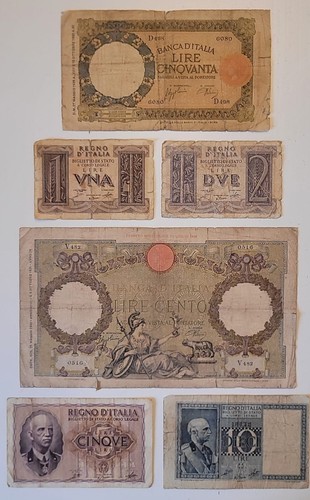 Italia lotto banconote 2 5 - banconote,