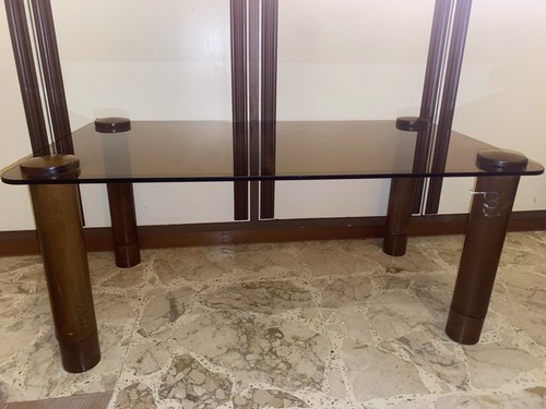 Antico tavolo banco legno noce - antico,