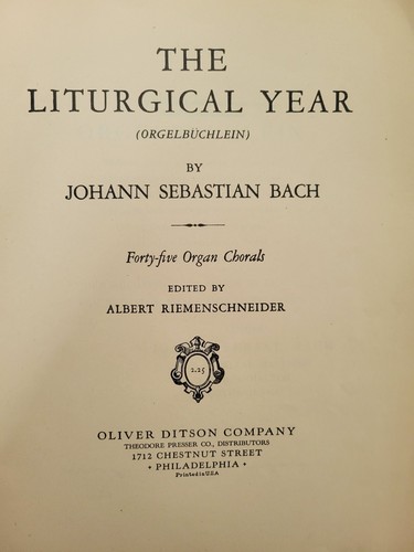 Anno liturgico johann - l'anno, di