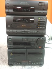 Difettoso Sony MHC-C70 CD Cassette Mini Hi-Fi Component System senza cavo AS-IS
