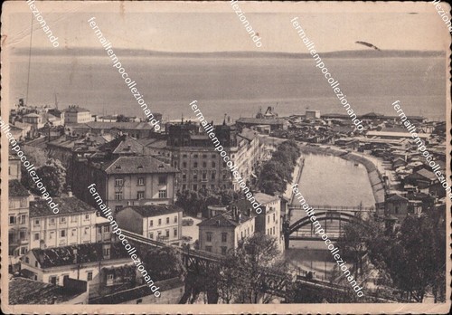 Bl679 cartolina fiume eneo - fiume,
