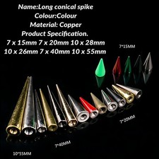 Borchie a vite Spike Cono