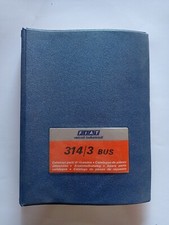 FIAT CATALOGO OFFICINA SPECIFICO PARTI DI RICAMBIO D'EPOCA BUS 314/ 3