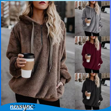Felpa donna donna calda pile