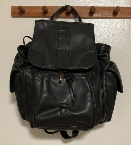 Zaino pelle nera - zaino,