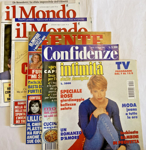 Lotto numeri riviste varie - 5,