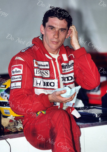 Fotografia ayrton senna - a3,