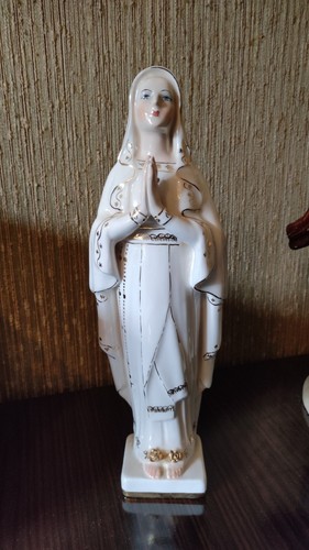 Statua madonna porcellana - madonna,