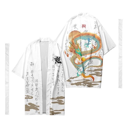 Cappotto kimono lungo uomo