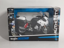 Modellino Statico BMW R1200 RT Authority Maisto Moto Police Scala 1:18