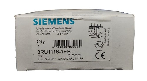 Siemens 3ru11161eb0 rele - siemens, rele'