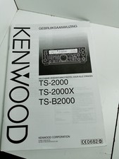 Kenwood Ts 2000 X  Gebruiksaanwijzing