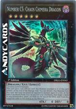NUMBER C5: CHAOS CHIMERA DRAGON (Numero Drago Del) • Super R • DRLG EN043 YUGIOH