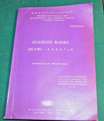 Manuale tecnico stazione radio - manuale,