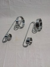 COPPIA  ATTACCAPANNI DA PARETE VINTAGE ANNI '70