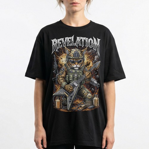 Shirt esercito gatto - esercito,