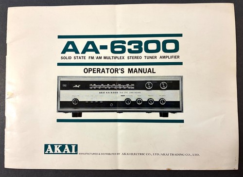 Vintage akai 6300 stereo - vintage,