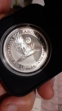 AUSTRALIA 1 Dollar 1996 1oz Silver Kookaburra European Privy 'Belgium' Box/CoA