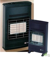 STUFA RISCALDAMENTO A GAS METANO PARETE PAVIMENTO MAX 110 m3 42,5x15x64h