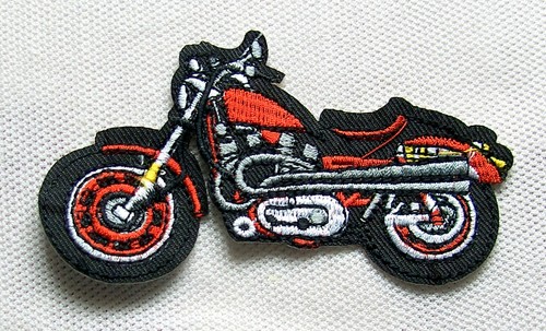Toppa moto rossa - toppa, bike