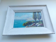 HUILE SUR PANNEAU , MARINE 