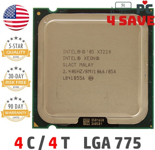 Cpu intel xeon x3220 - x3220, 2,40