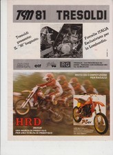 advertising Pubblicità MOTO TGM TRESOLDI 50/HRD 81 MOTOITALIANE MOTOCROSS EPOCA
