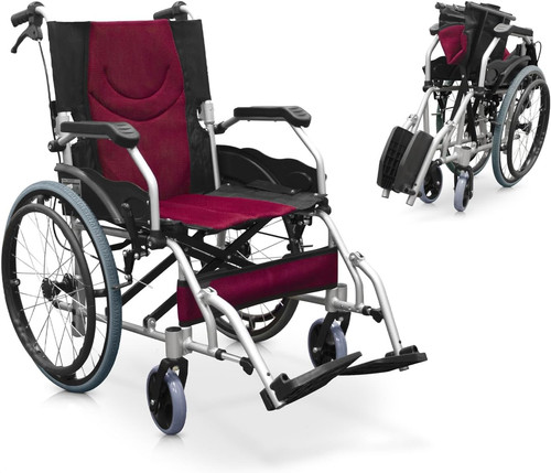 Sedia rotelle pieghevole - sedia, a