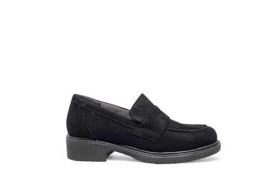 Mocassino melluso nero art - mocassino,