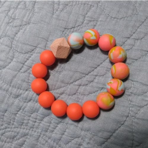 Bracciale elastico con perline