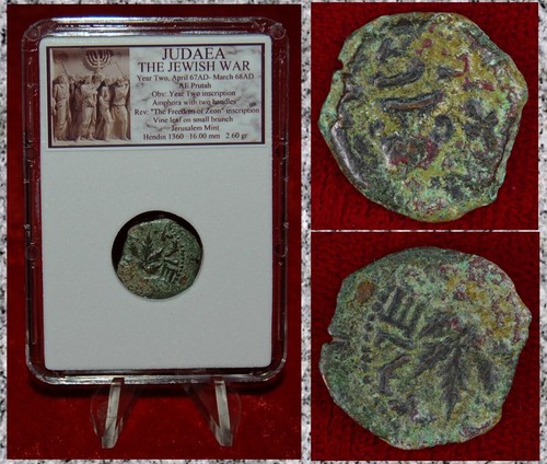 Moneta antica giudea - antica, guerra