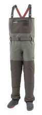 NUOVO Simms Freestone Calza Piede Pesca Waders Dark Gunmetal Uomo Large 9-11