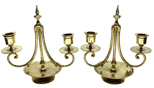 Coppia bella candelabro - coppia,