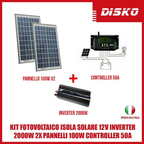 Kit fotovoltaico isola solare - fotovoltaico,