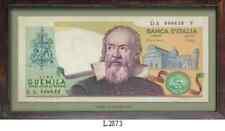 DUEMILA LIRE QUADRO COLLEZIONE BANCONOTA DA 2.000 LIRE ITALIANE 