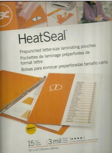 Gbc heatseal prepunched - heatseal, 9