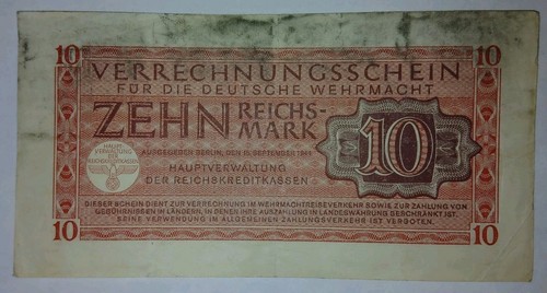 Reichsmark 1944 wehrmacht - 1944,