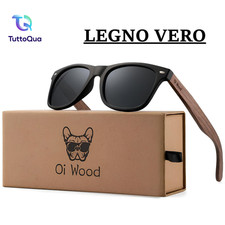Occhiali sole legno vero - occhiali, da