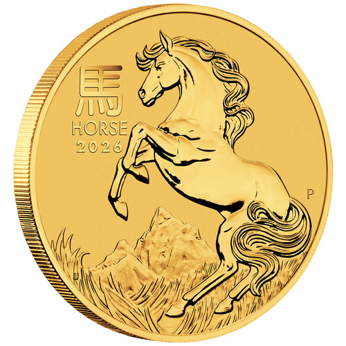 Moneta oro anno del cavallo
